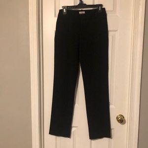 Practically new black Merona Slacks. size 2